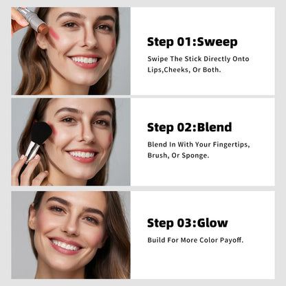 KIMUSE Cream Contour Stick Duo, Cream Blush Stick, Bronzer Shaping Stick, Creamy, Highly Pigmented, Long Lasting, Vegan Face Make Up Sticks KIMUSEBuy Supplements Australia