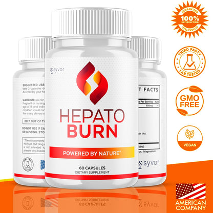 (3 Pack) Hepato Burn Capsules, Official Hepato Burn Pills with All Natural Premium Ingredients, Hepatoburn Energy and Fitness Vitamin Supplement, Hepatoburn Lifestyle Powered by Nature (180 Capsules) Syvor buy supplements Au