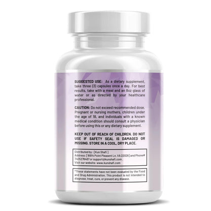 Kun Shafi Magnesium Complex with Magnesium Glycinate Malate, L-Threonate, Taurate, Orotate, Zinc,Aspartate, Copper Manganese & Vitamin D3 B6 Complex - 1Pack Kun Shafi buy supplements Au