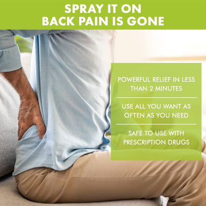 Premiere's Pain Spray All-Natural Menthol & Peppermint Roller Herbal Blend for Joint and Nerve Pain, Muscle Soreness, Sprains, Cramps, Sports Injuries, Back Pain & Neck Shoulder Aches - 1 Pack Premiere's Pain SprayBuy Supplements Australia