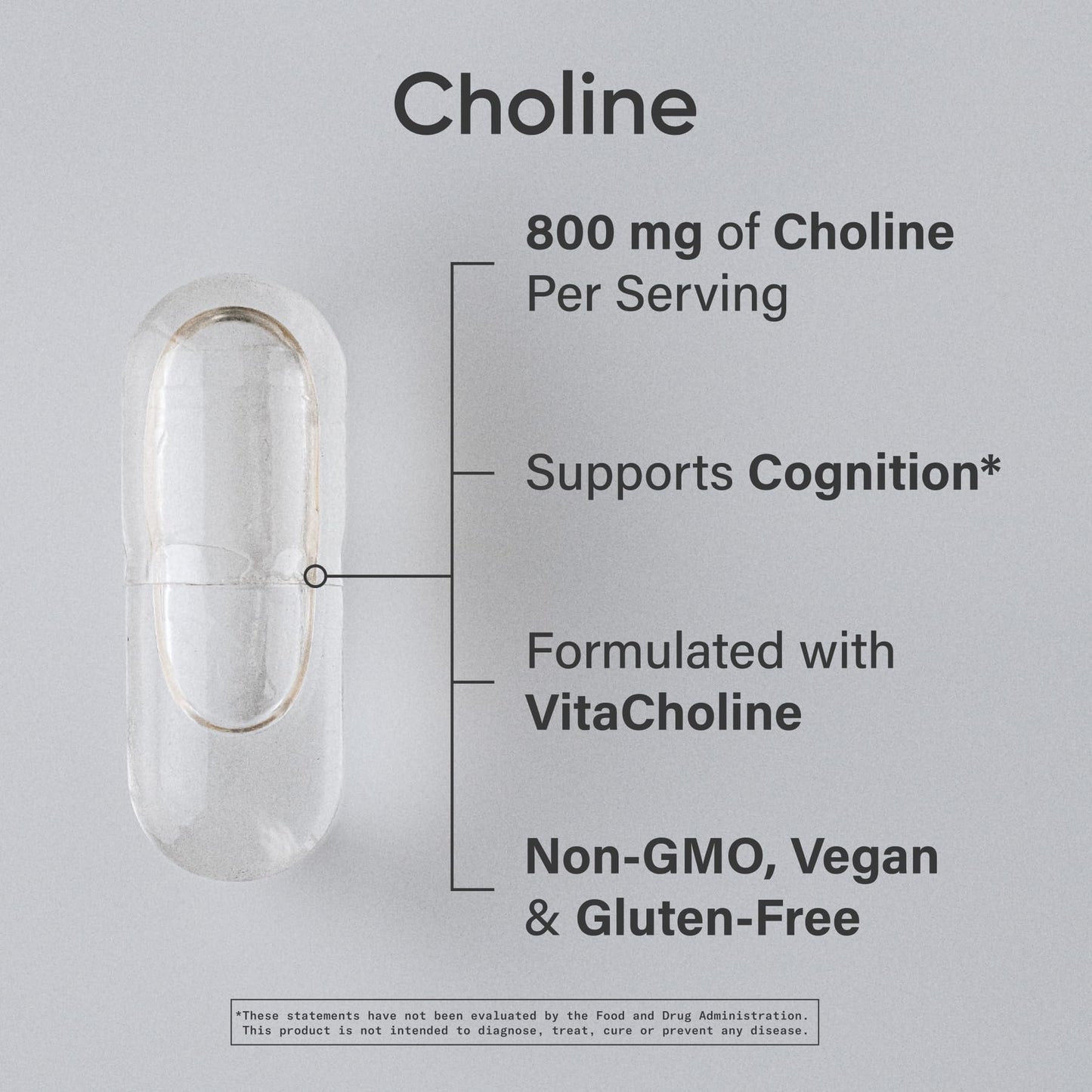 Sports Research ® Extra Strength Choline 800 mg - Essential Nutrient Featuring VitaCholine ® for Focus Support - Vegan Certified • Non-GMO • Gluten Free - 60 Liquid Capsules Sports Research buy supplements Au