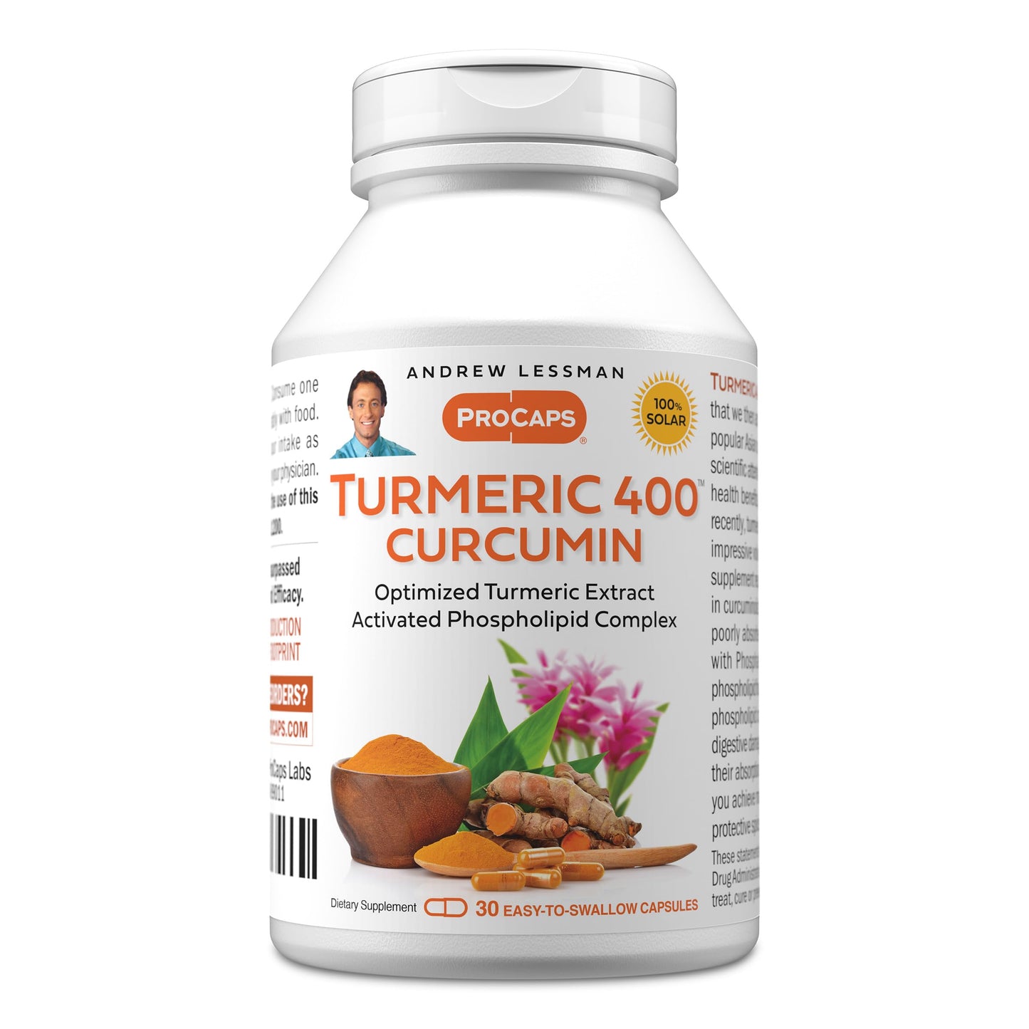 ANDREW LESSMAN Turmeric 400 mg 60 Capsules