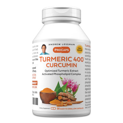 ANDREW LESSMAN Turmeric 400 mg 60 Capsules