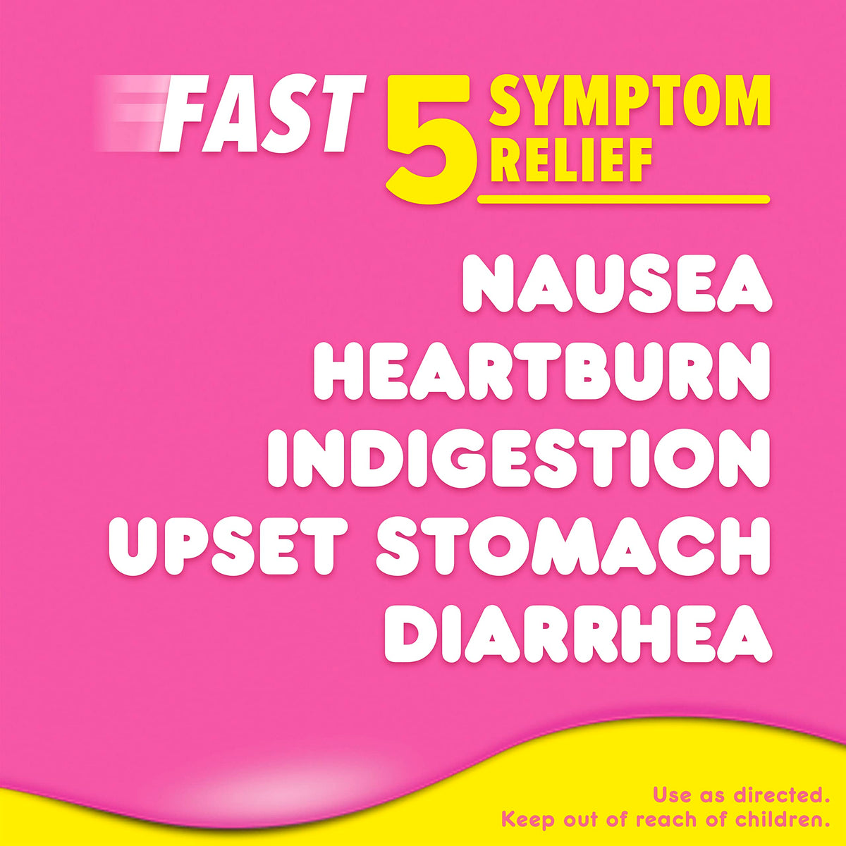 Pepto Bismol Chews, Upset Stomach Relief, Nausea Relief, Heartburn Relief, Indigestion Relief, Anti Diarrhea Medication for Adults - 5 Symptom Fast Relief, 72 Chewable Tablets (3x24 ct) Pepto Bismol buy supplements Au