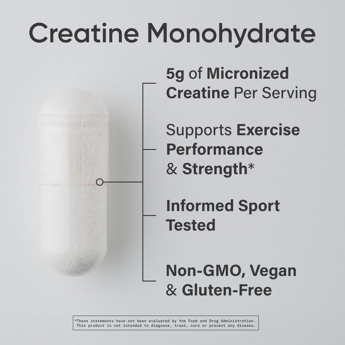Sports Research® Creatine Monohydrate Capsules - Supports Workout Recovery, Lean Muscle gain, Performance and Strength* - Non-GMO, Vegan Certified - 5g per Servings - 30 Servings Sports Research buy supplements Au