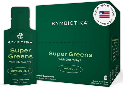 CYMBIOTIKA Super Greens with Chlorophyll & Spirulina for Energy