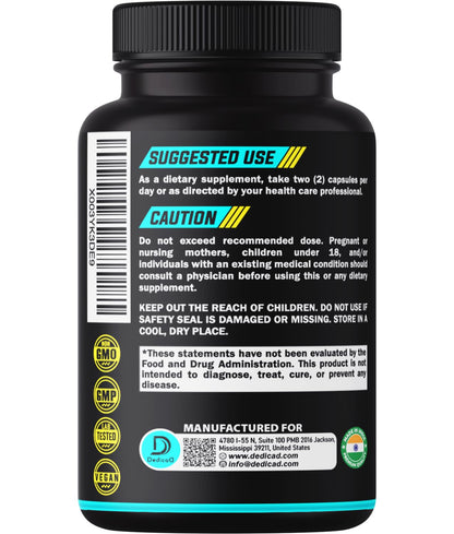 Soursop Graviola Leaves Capsules - Soursop Fruit Advanced - 210 Counts for 105 Servings DEDICAD buy supplements Au