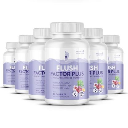 Flush Factor Plus – Original Formula – 30 Ct, 1 Month Supply | Original-formula capsules, plant-based | No Stimulants, Made in USA | Easy-to-swallow daily capsule