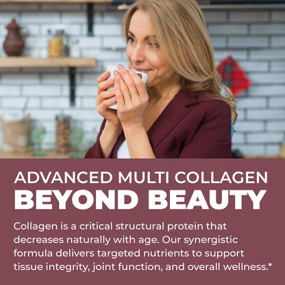 Advanced Collagen Complex Powder – VERISOL®, FORTIBONE®, & FORTIGEL® for Hair, Skin, Bone & Joint Support – Clinically Studied Ingredients – Grass-Fed Hydrolyzed Collagen Peptides – 30 Servings