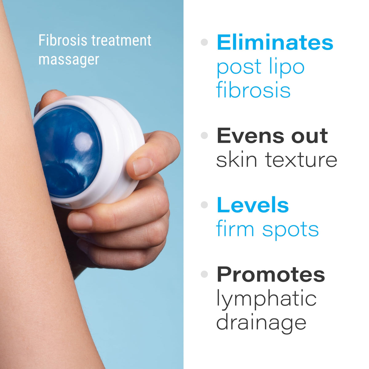 Bruizex Lymphatic Drainage Massager, Massage Roller Ball, Fibro Body Roller for Fibrosis Treatment, Liposuction, 360 Lipo, Tummy Tuck & BBL Post Surgery Recovery Bruizex buy supplements Au