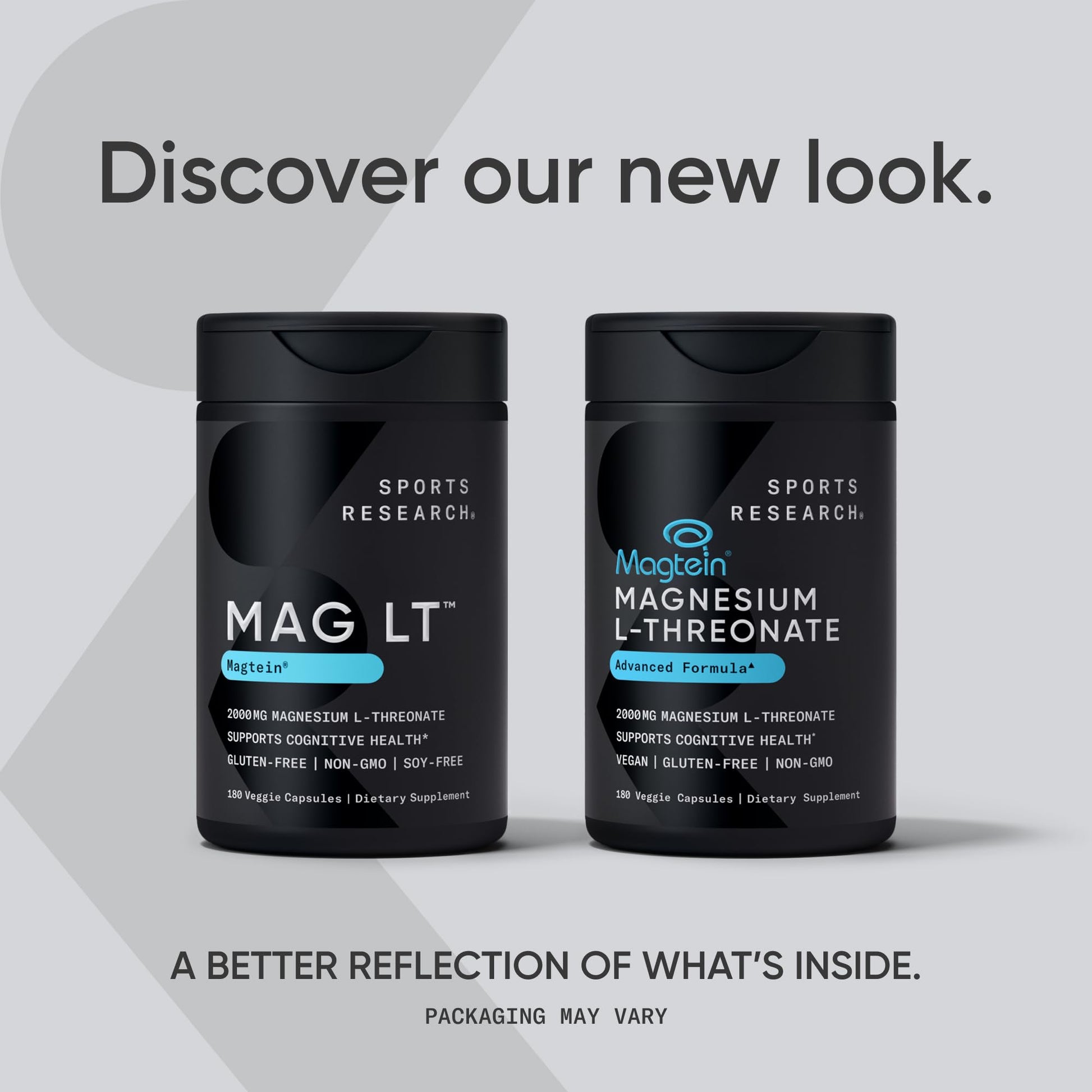 Sports Research® Magnesium L-Threonate Capsules 2000mg - High-Absorption Magtein® for Enhanced Brain Health, Memory, Focus & Restful Sleep Support - Vegan · Non-GMO · Gluten Free - 90 Count Sports Research buy supplements Au