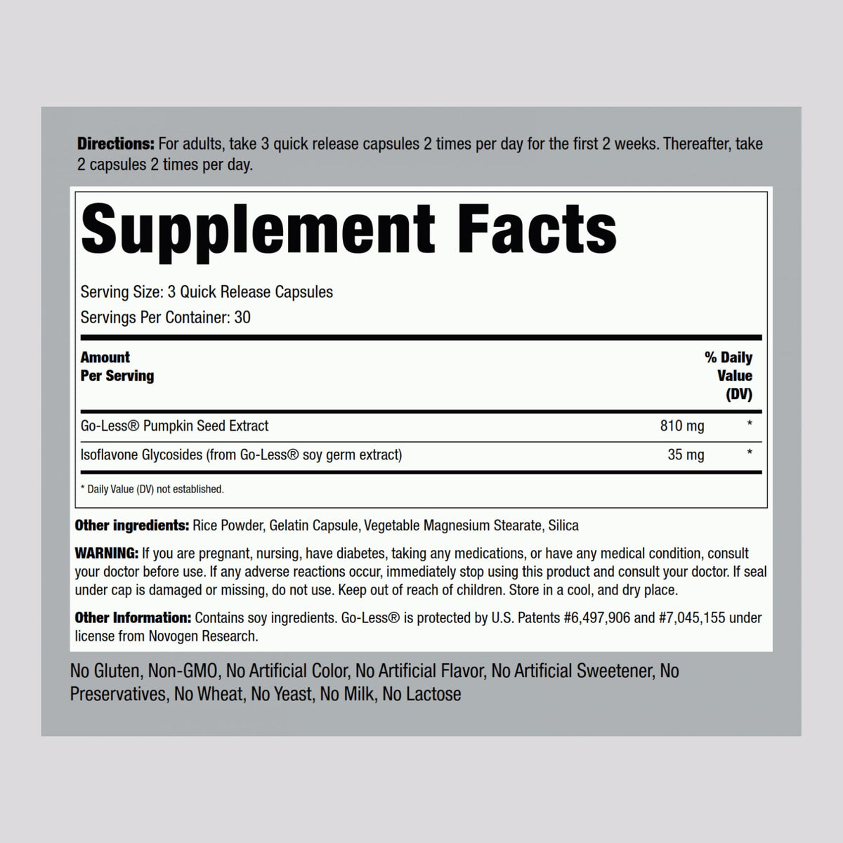 Piping Rock Bladder Control Pills for Women and Men | 90 Capsules | Maximum Strength Formula | Pumpkin Seed Extract | Non-GMO, Gluten Free Supplement Piping RockBuy Supplements Australia
