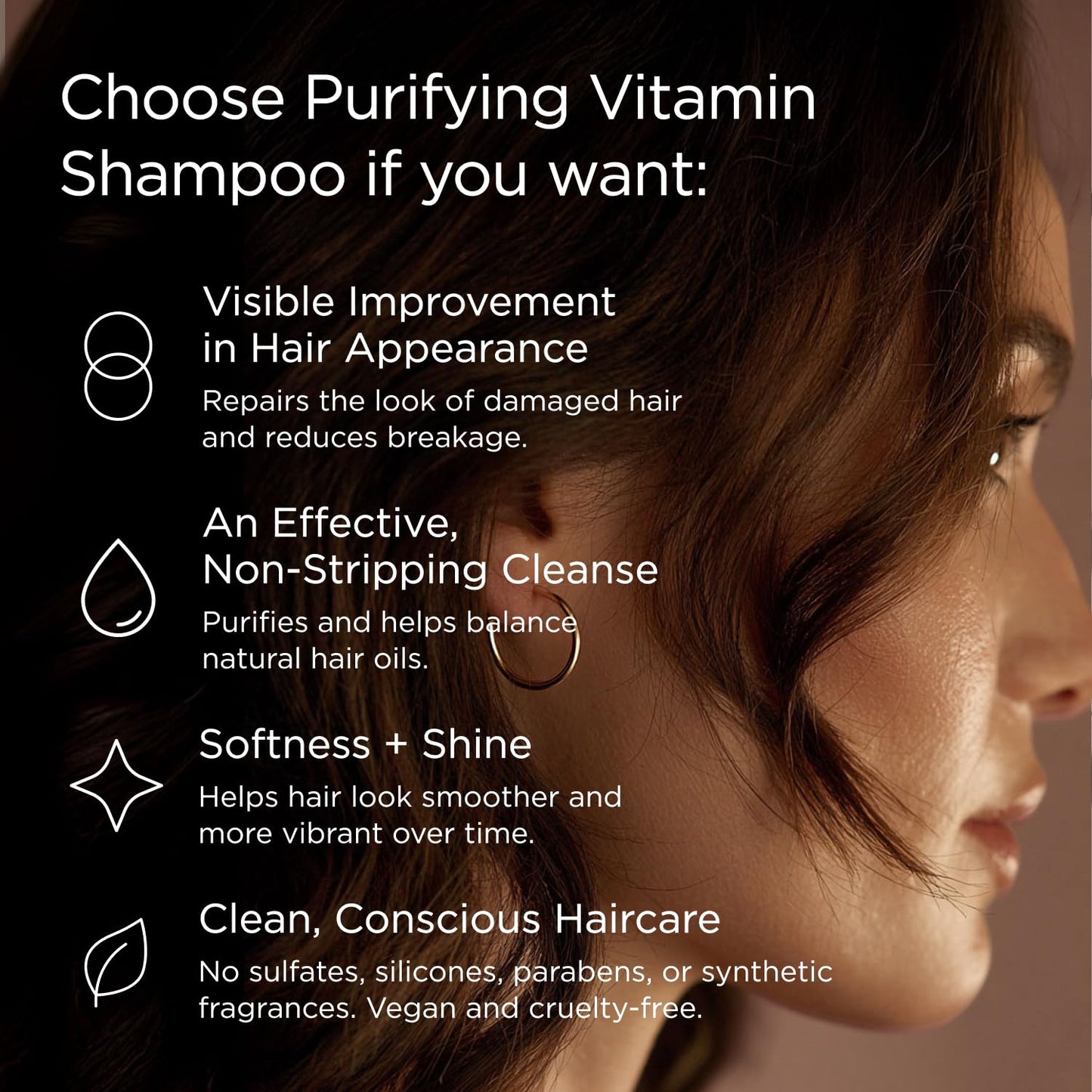 JSHealth Vitamin Shampoo. Sulfate-Free Shampoo with Vegan Keratin, Pro-Vitamin B5, Aloe Vera. For Color Treated, Curly, Dry Hair. Vegan, Cruelty Free (11.83 fl oz)