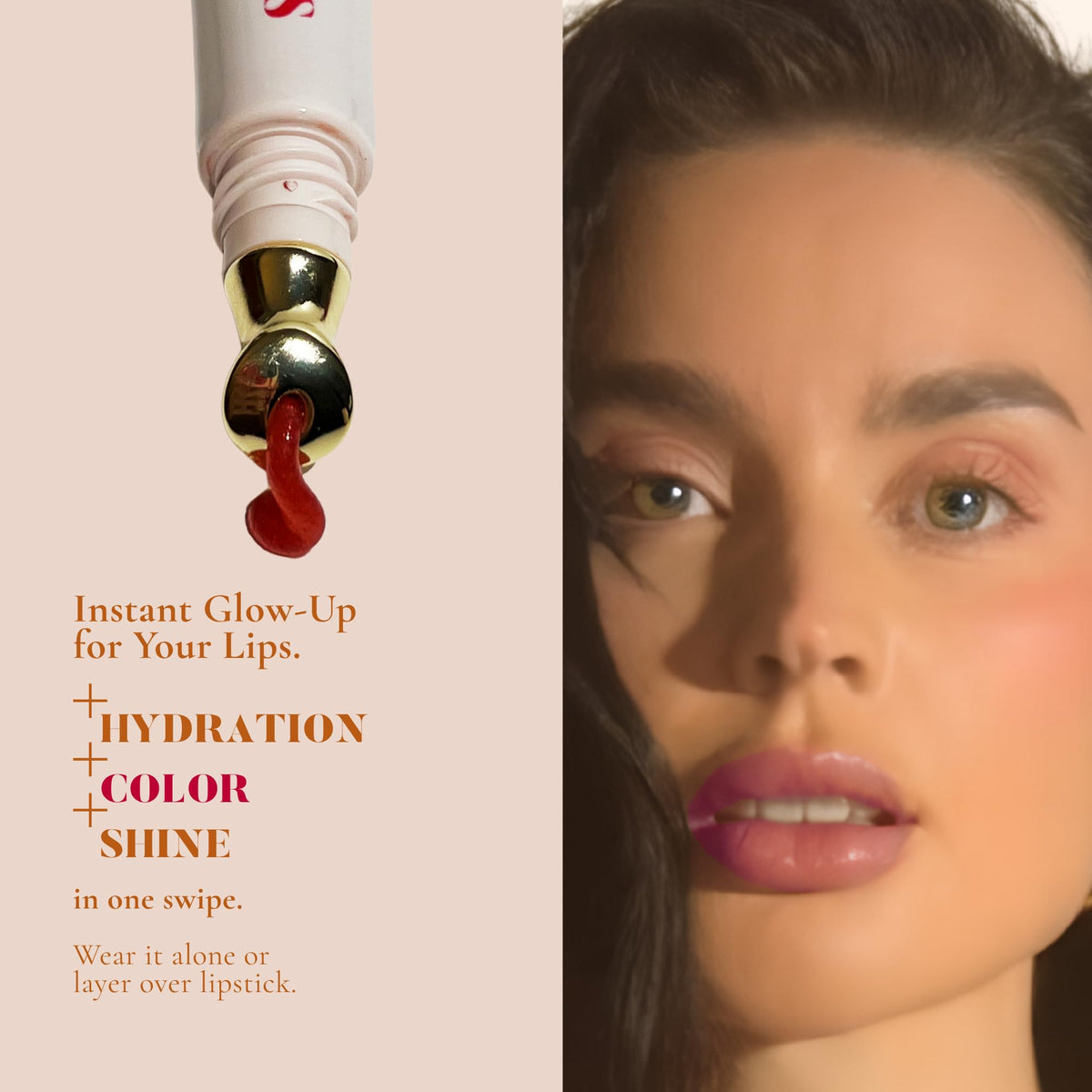 edandi ed&i OMG Cute Lips – Lip Gloss for Women with Shea Butter for Hydration, Light Shimmer, Lip Tinted High Shine Finish, Long Lasting Lip Gloss in Red Vanilla Frosting, Lightweight & Non-sticky edandiBuy Supplements Australia