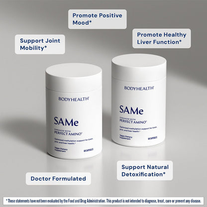 BodyHealth Same 400mg - Optimized Methylation Support for Brain, Joint, Cartilage and Liver Health* - 60 Capsules