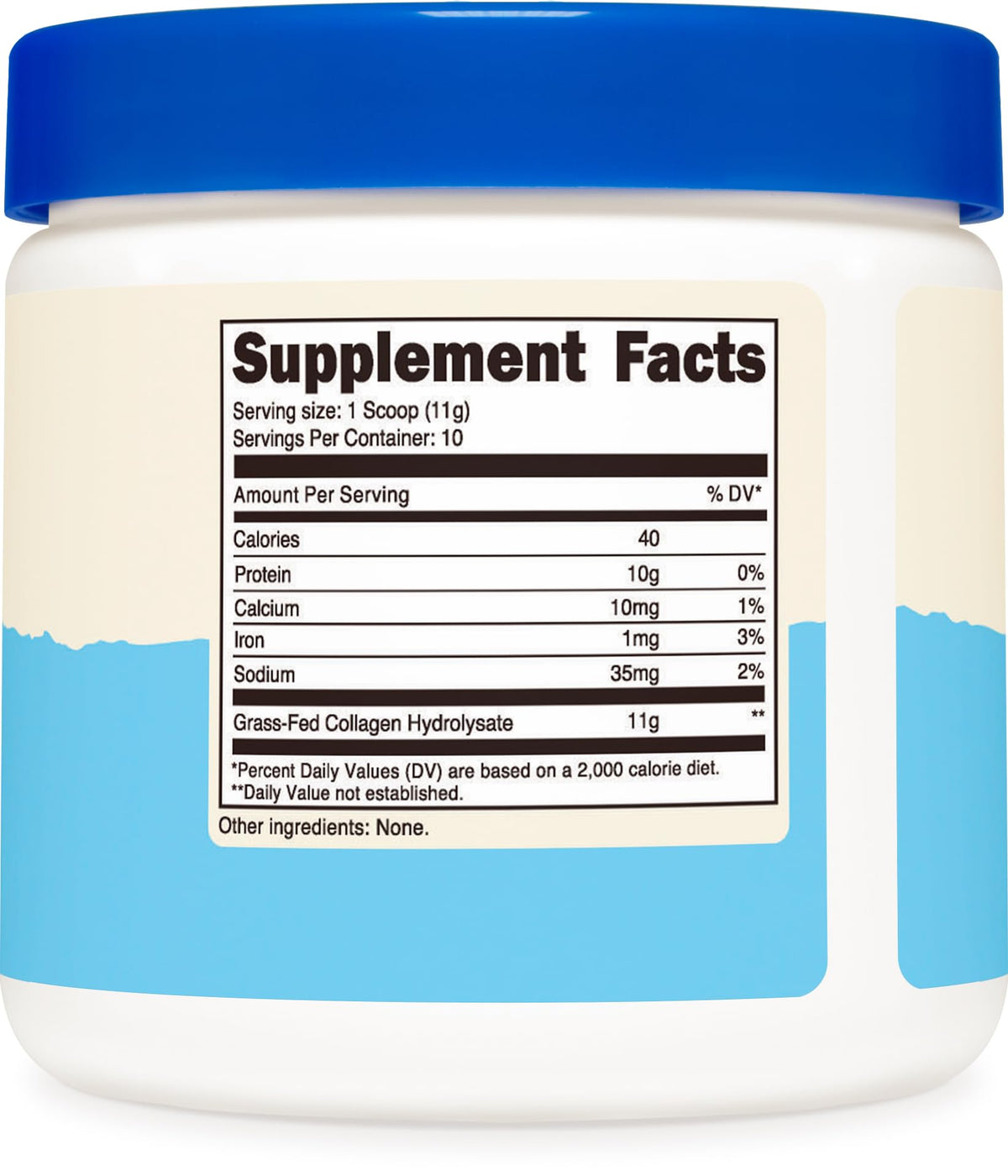 Nutricost Collagen Peptides Powder 1LB (454 G) - Grass Fed Bovine Collagen Hydrolysate (Unflavored)