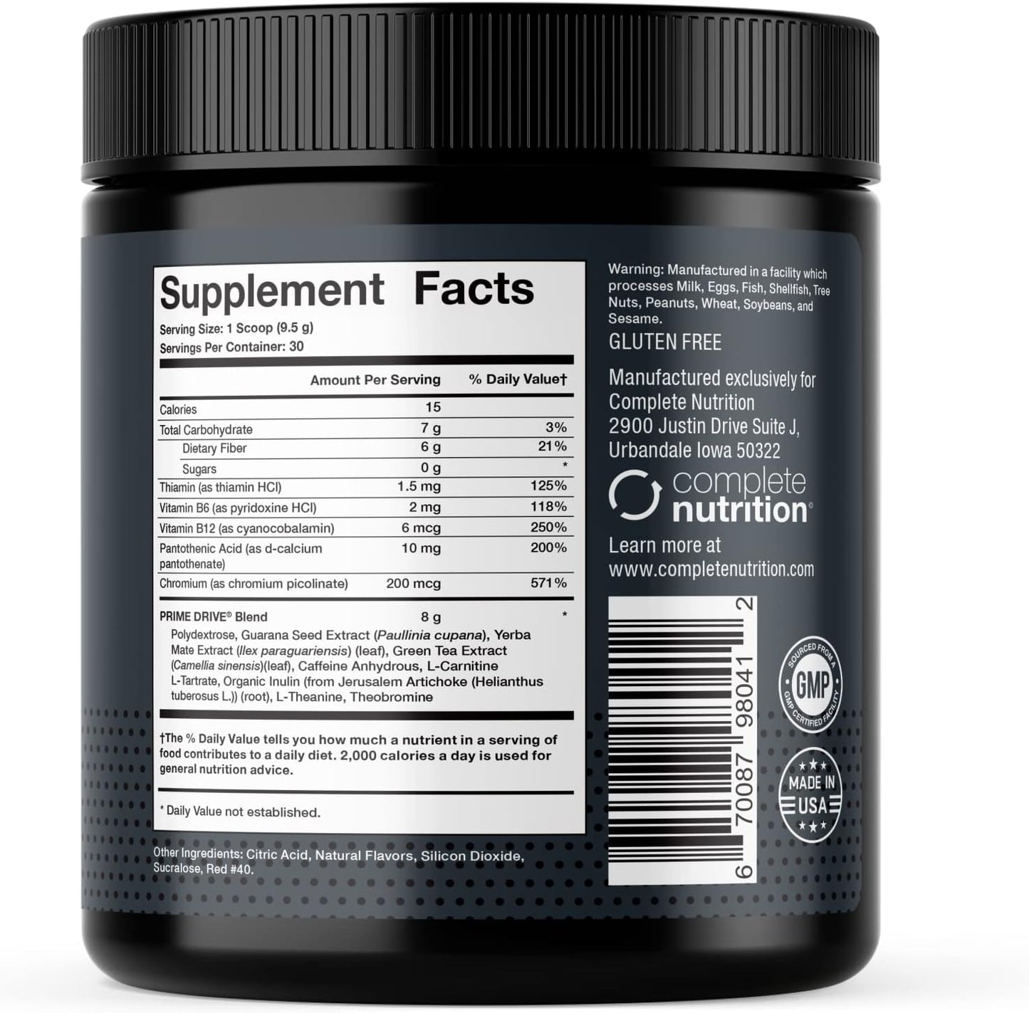 Complete Nutrition Prime Drive Tropical Passion Energy Powder