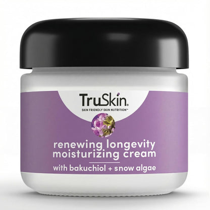 TruSkin Bakuchiol Face Moisturizer, Gentle Retinol Alternative, 2 fl oz | With Snow Algae and Aloe to visibly smooth fine lines while hydrating for firmer, healthier-looking skin