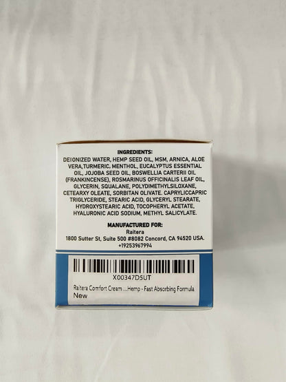 Raitera Neuropathy Cream – Extra Strength for Feet, Hands, Legs, Toes – Advanced Cooling Non-Greasy Fast Absorbing Formula - Natural Ingredients Frankincense, Arnica, Aloe Vera, Turmeric, MSM RaiteraBuy Supplements Australia