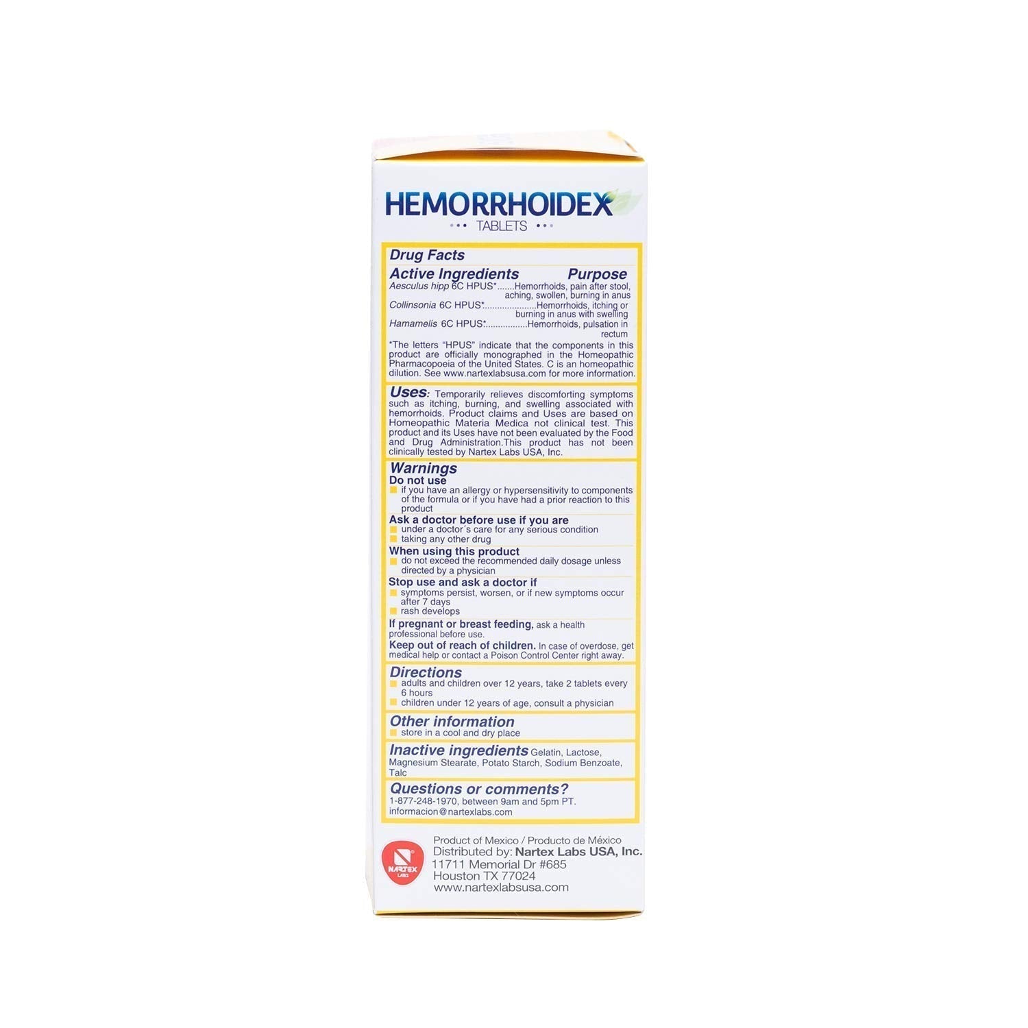 Nartex Hemorrhoid X Treatment Combo Pack 1 Tube & 30 Tablets NARTEX LABSBuy Supplements Australia