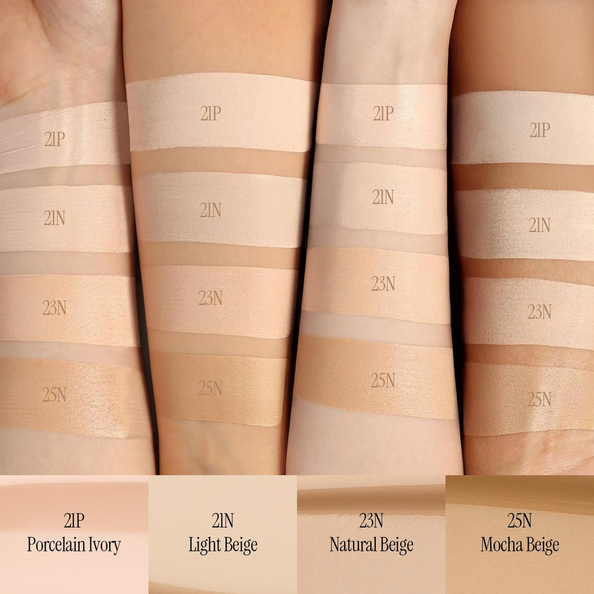 LOVB LOVB Natural Cover Glow Cushion Foundation | Satin Radiant Finish | Korean Foundation Makeup | Long-Lasting Natural Coverage | for All Skin Types 0.42 oz. (23N Natural Beige) LOVB LOVBBuy Supplements Australia