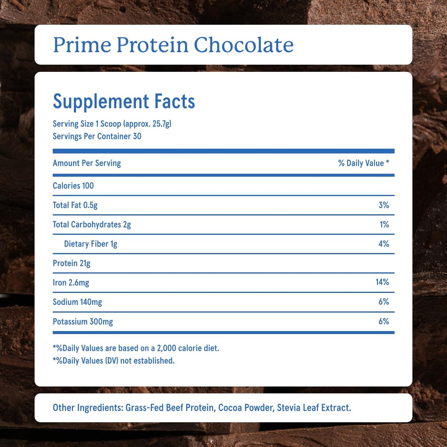 Equip Foods Prime Protein Powder Chocolate & Core Colostrum Powder