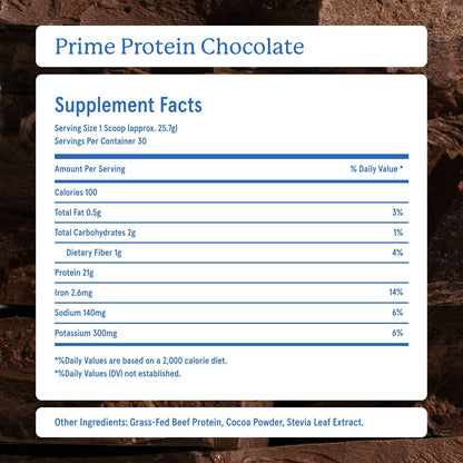 Equip Foods Peanut Butter (x2) & Chocolate (x2) Prime Protein Powder - Grass-Fed Isolate Beef Protein Powder - Paleo and Gluten Free - Helps Build and Repair Tissue