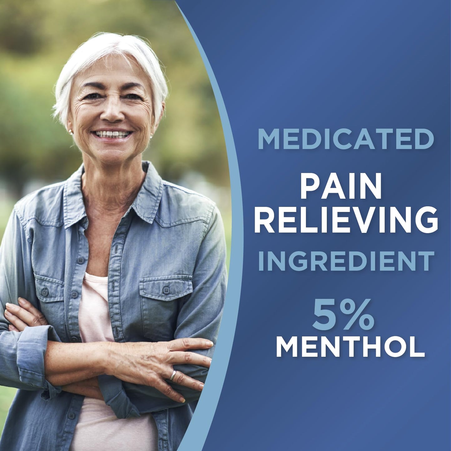 TheraCare Cold Hot Medicated Patch | 5% Menthol | Neck, Shoulder, Small Areas | 4.6” x 3.1” | 5-Count Thera CareBuy Supplements Australia