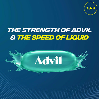 Advil Liqui-Gels Pain Reliever and Fever Reducer, Pain Medicine for Adults with Ibuprofen 200mg for Headache, Backache, Menstrual Pain and Joint Pain Relief - 160 Liquid Filled Capsules AdvilBuy Supplements Australia