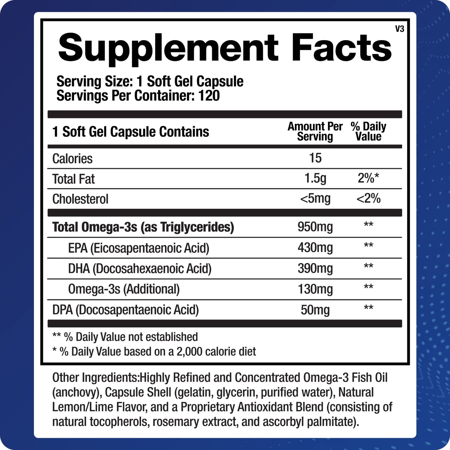 Support Omega EPA DHA Omega 3 Fish Oil Supplement - Cardiovascular, Musculoskeletal Support (120 Gel Capsules) BioMatrix buy supplements Au