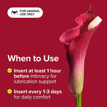 URO Vaginal Moisture Hyaluronic Acid Suppository for Easier Intimacy– 10 Ct