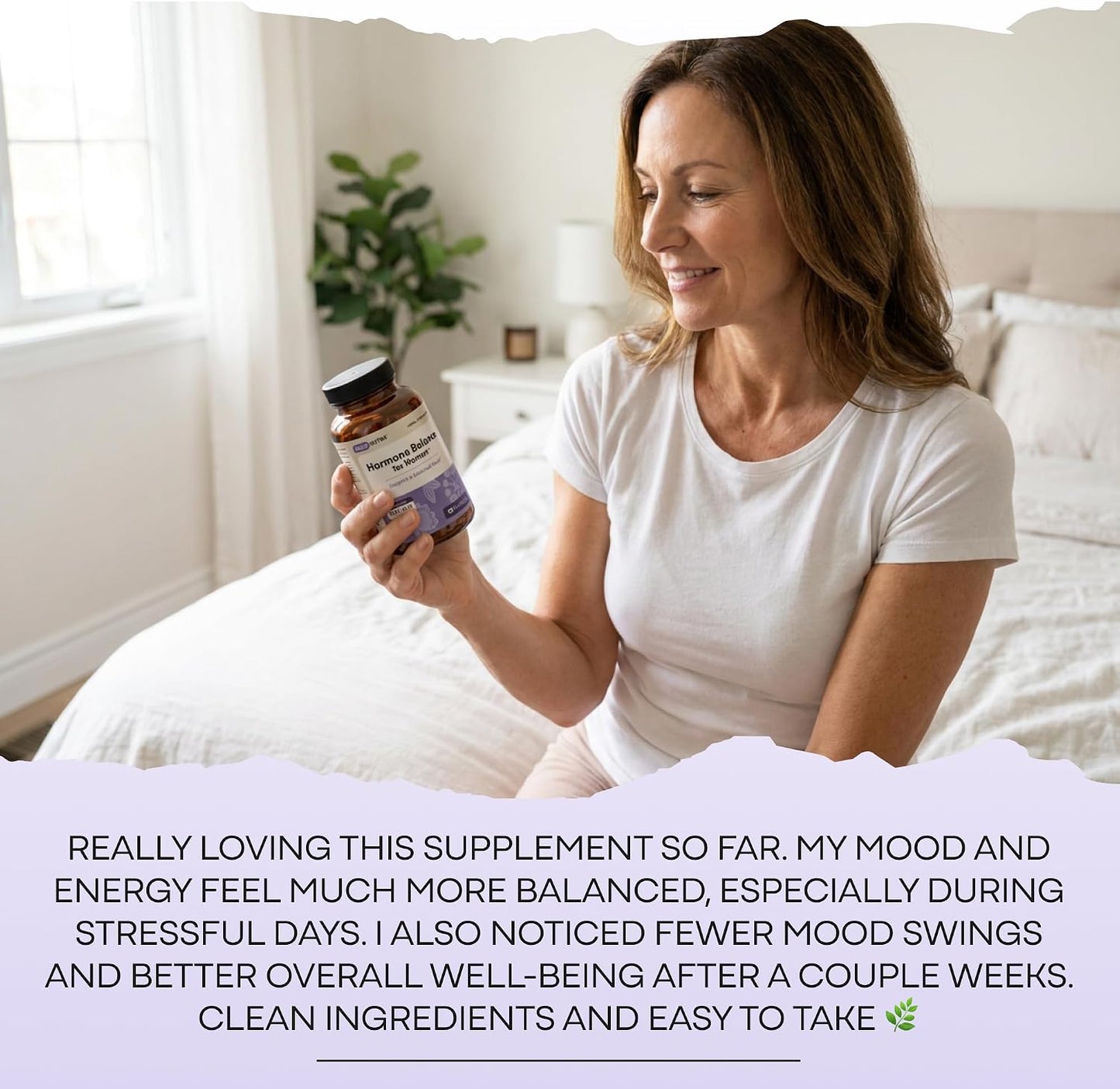 Hormone Balance for Women - Natural Mood Supplement - PMS Relief and Menopause Support | Featuring Clinically Studied KSM-66 Ashwagandha (90 Capsules)