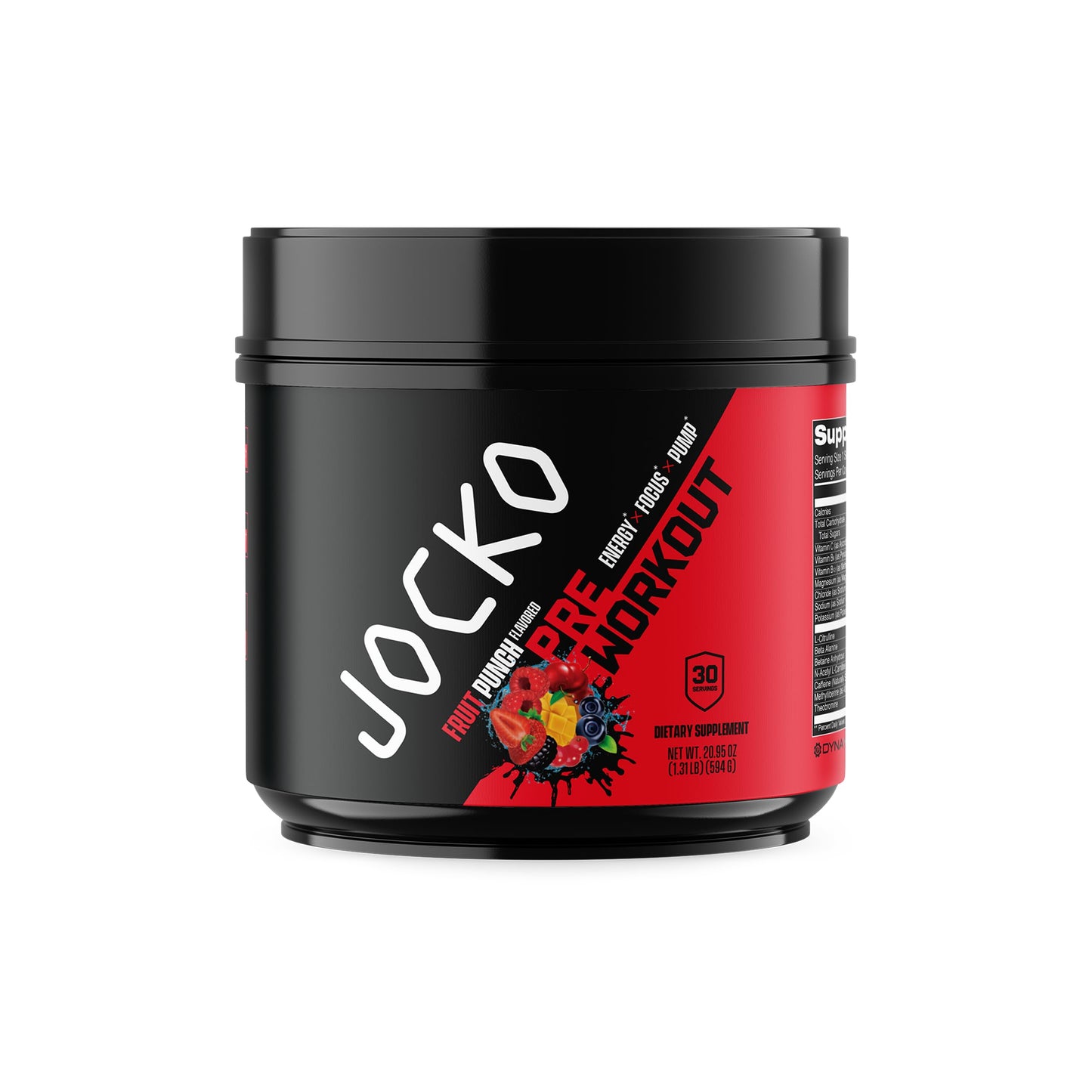 Jocko Fuel Ultimate Pre Workout Powder - Pre-Workout Energy Powder Drink for Men & Women - High Stim Sugar-Free Nootropic Blend to Support Muscle Pump, Energy, & Recovery 200mg Caffeine Blue Raspberry