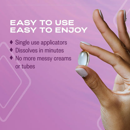K-Y Liquibeads Vaginal Moisturizer for Women, Silicone Lube Vaginal Suppository, Vaginal Lubricant Helps Reduce Pain Due to Vaginal Dryness, 6 Vaginal Suppositories & 6 Vaginal Applicators K-Y buy supplements Au