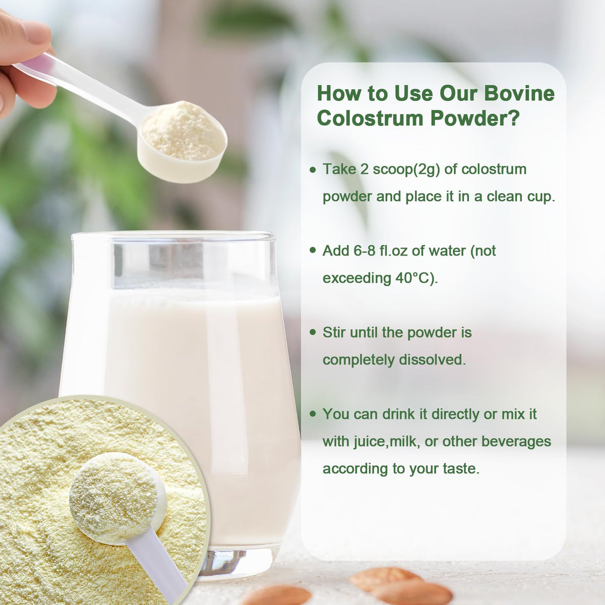 MICYDELAS Bovine Colostrum Supplement Powder 50% IgG Premium Bovine Colostrum for Gut Health Support, Immune Support, Muscle Recovery & Overall Wellness, Grass Fed, Non-GMO, Unflavored, 60 Servings MICYDELAS buy supplements Au