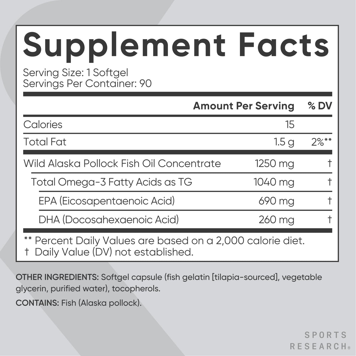 Sports Research® Omega-3 Fish Oil Bundle - Total Omega-3 2200mg (Krill, Salmon & Pollock) + Triple Strength Fish Oil 1250mg - High EPA & DHA Supplement Sports Research buy supplements Au