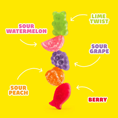 SmartSweets Sweet Fish, Low Sugar Gummy Candy (3g), Low Calorie (130), Gluten-Free -1.8oz (Pack of 6) Packaging may vary | Gluten Free, Plant Based, Healthy Snacks For Adults & Kids, Fiber Candy, Fun Chewy Berry Flavored Gummies, Healthy Candy