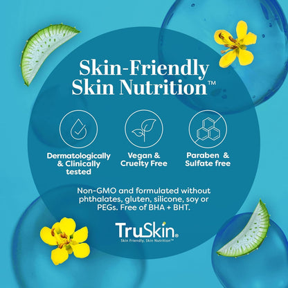 TruSkin Hydrating Eye Cream for Dark Circles & Puffiness, 0.5 fl oz | With Hyaluronic Acid, Squalane and Green Tea to hydrate, brighten and visibly smooth the under eye area