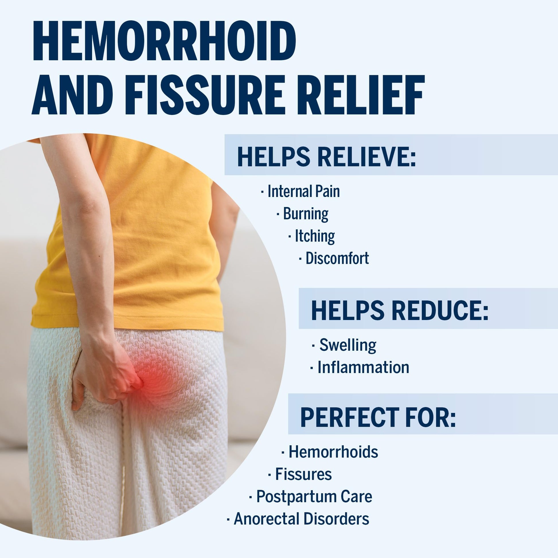 Ariella Hemorrhoid Treatment Suppository Gel: Natural & Herbal - Relieve Itching Burning Discomfort - Internal Relief - New Rounded Applicator - Nighttime Use (Pack of 6, Old) AriellaBuy Supplements Australia