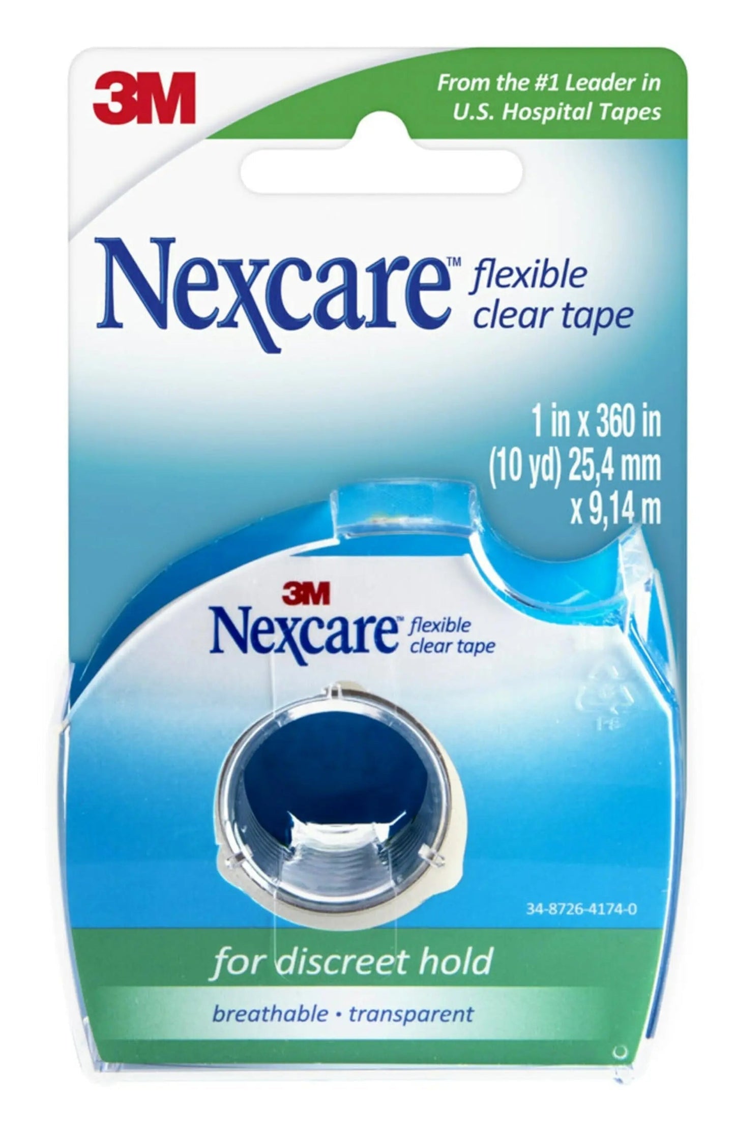 GoodSense Extra Strength 500mg Acetaminophen Caplets 50 Count & Nexcare Flexible Clear 1 Inch x 10 Yard Waterproof Transparent Tape 1 Roll GoodSenseBuy Supplements Australia