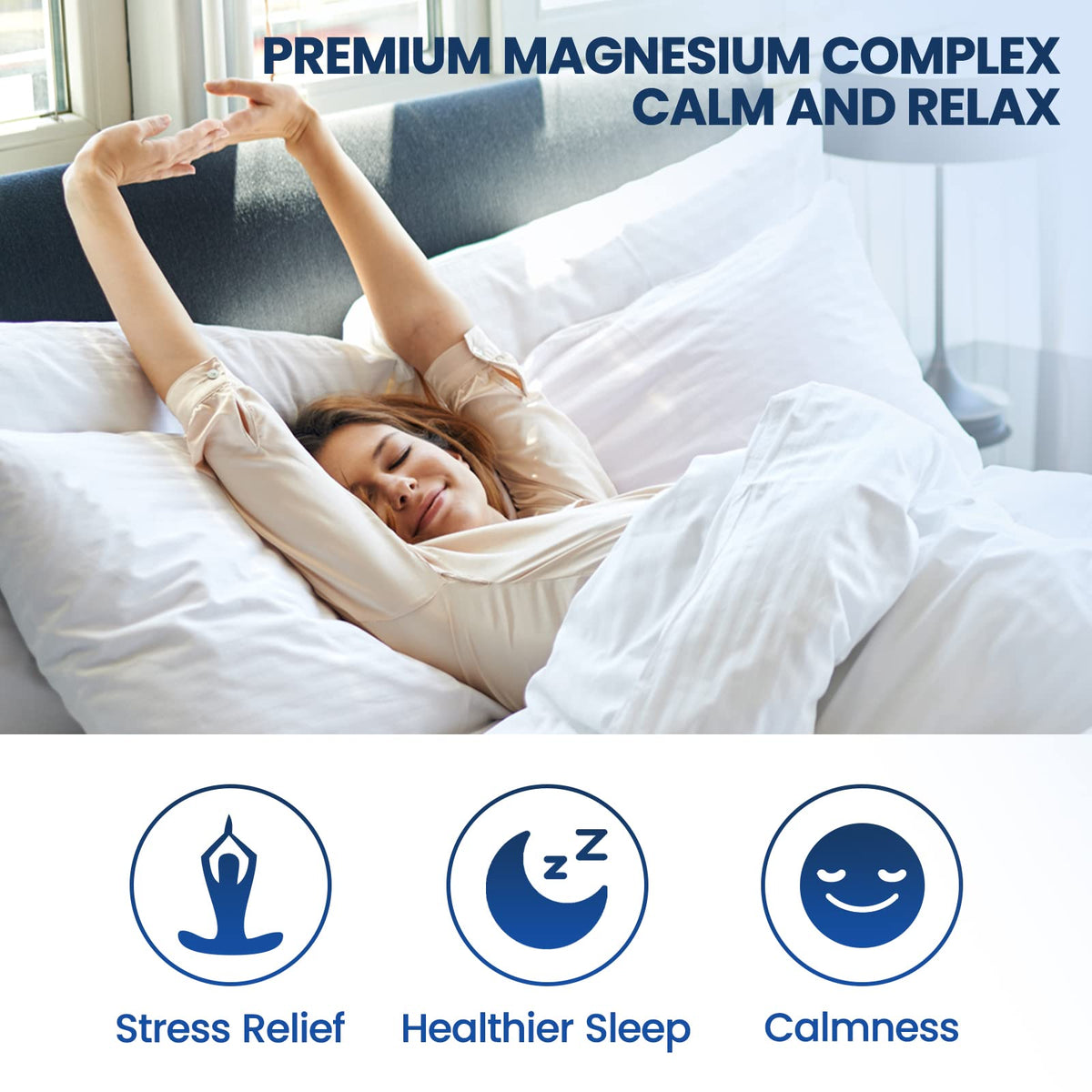 Magnesium Glycinate Liquid Drops, Triple Magnesium Complex Supplement with Citrate, Malate 500mg Ashwagandha, L-Theanine, Vitamin B6 for Sleep, Calm, Stress Relief, Bone, Muscle, Mood - Lemon Flavor dilibBuy Supplements Australia