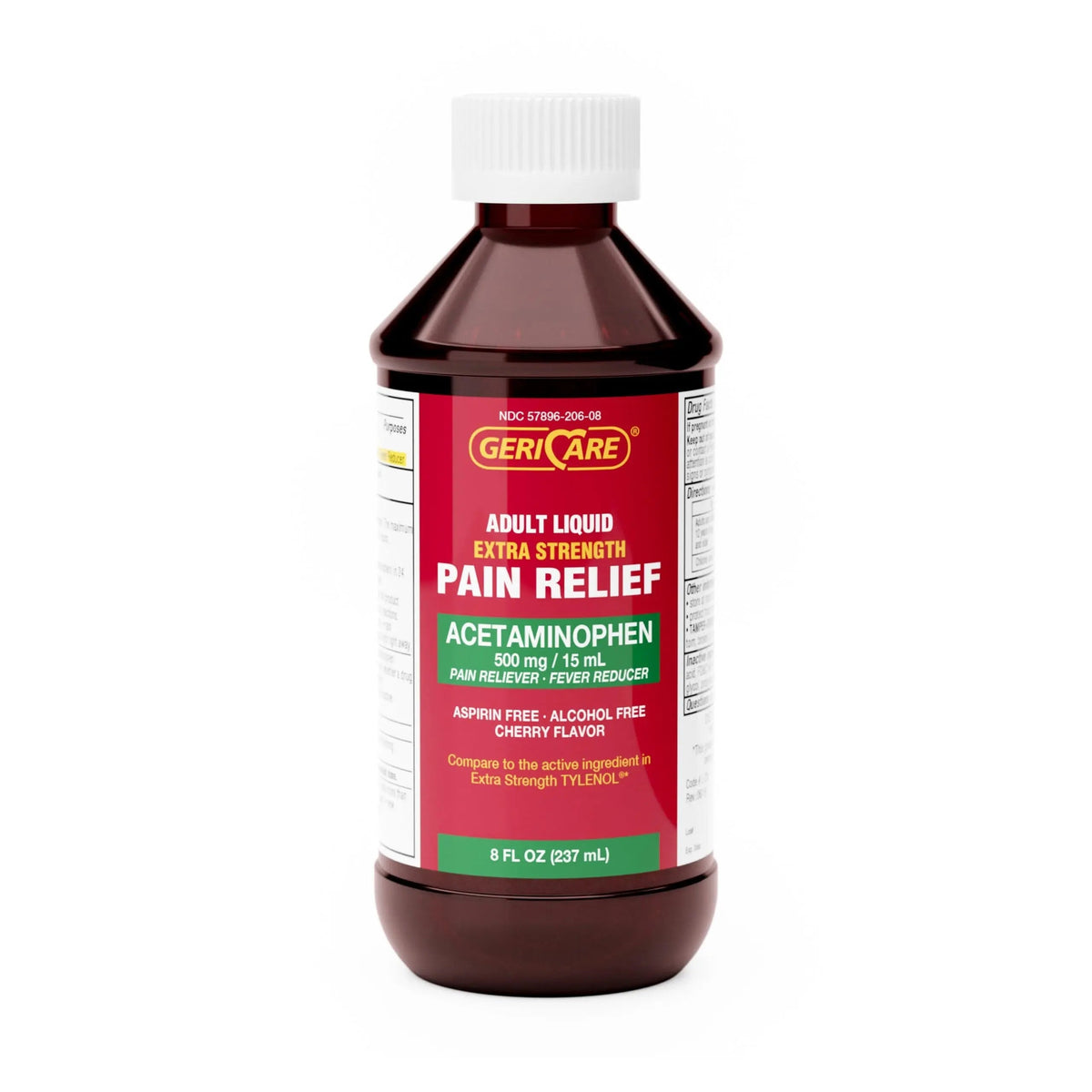 GeriCare Extra Strength Acetaminophen 500 mg Adult Liquid Pain Relief, Fever Reducer, 8 FL OZ (Pack of 1) GeriCareBuy Supplements Australia