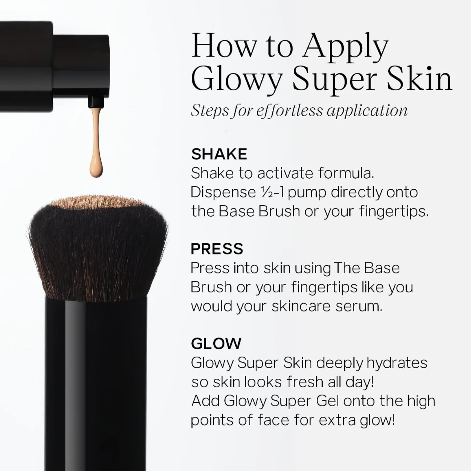Saie Glowy Super Skin Tint Liquid Foundation - Weightless + Dewy Foundation with Lightweight Medium Coverage - Hydrating Face Makeup + Skin Care Serum Hybrid with Hyaluronic Acid - Shade 11 (1.01 oz) SaieBuy Supplements Australia