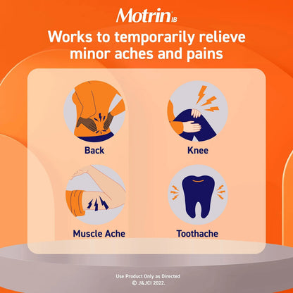 Motrin IB Liquid Gels with 200mg Ibuprofen per Caplet, Pain Reliever & Fever Reducer for Adults, Relief from Minor Arthritis Pain, Muscle Aches, Headache, Menstrual Cramps & Backache, 120 ct MotrinBuy Supplements Australia