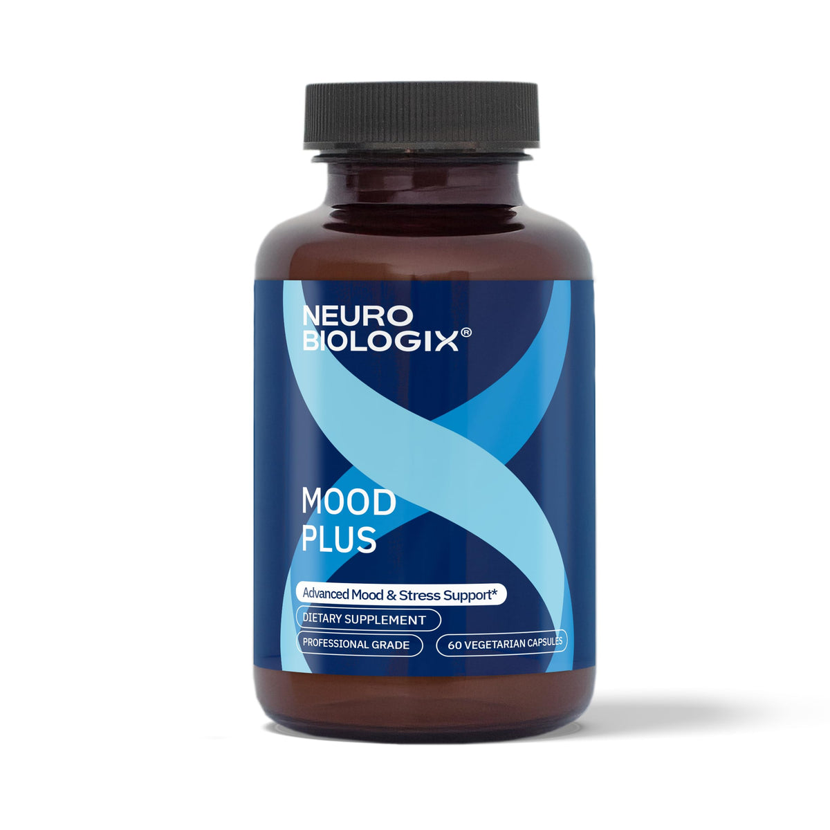 Neurobiologix Mood Plus for Men and Women, Mood & Stress Support Supplement with GABA, 5-HTP, Ashwagandha, Magnesium & Chamomile for Emotional Balance, Relaxation & Serotonin Support, 60 Capsules NeurobiologixBuy Supplements Australia