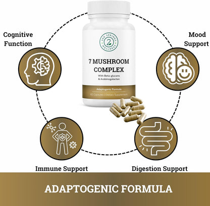 Mushroom Mastery Bundle - Immune Support, Cognitive Boost, and Stress Adaptation