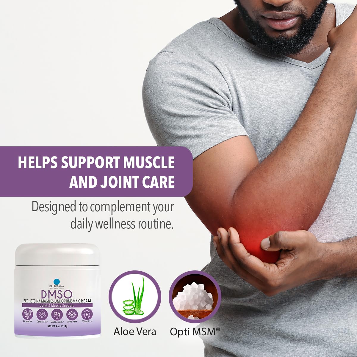 Arnica & DMSO Gel Recovery Bundle – 99.9% Pure Pharmaceutical Grade DMSO & Arnica Roll-On | Lavender Cream & Fast-Absorbing Gel | Hydrating & Non-Greasy | Made in USA Dr. RobainaBuy Supplements Australia