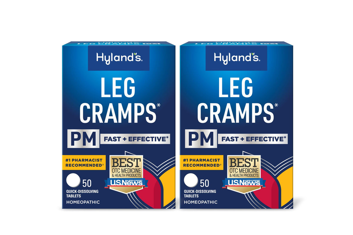 Hyland's Leg Cramps PM, Relief of Nighttime Leg, Calf, and Foot Cramps, 50 Quick-Dissolving Tablets 2-Pack (100 Total) Hyland'sBuy Supplements Australia