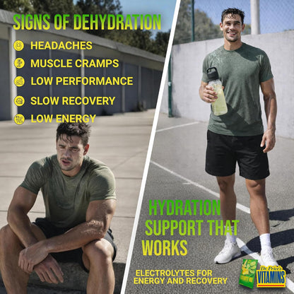 Dr. Price's Vitamins Electrolytes Powder Packets, Lemon Lime, 30 Pack | Electrolyte Mix, Hydration, No Sugar, Sodium, Potassium & 72+ Trace Minerals, Keto Friendly, Made in USA, Doctor-Formulated