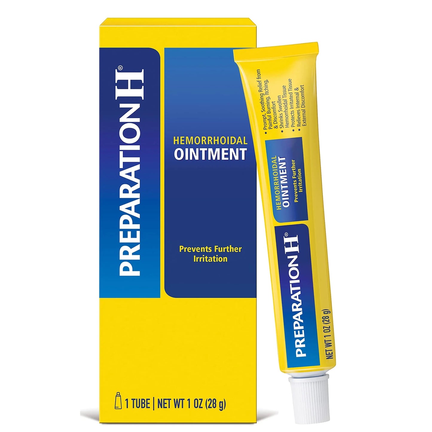 Preparation H Hemorrhoid Ointment, Itching, Burning and Discomfort Relief - 1 Oz Tube Preparation HBuy Supplements Australia